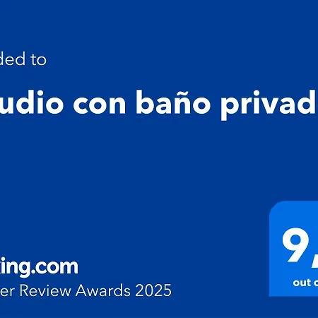 Estudio Con Bano Privado Appartement *